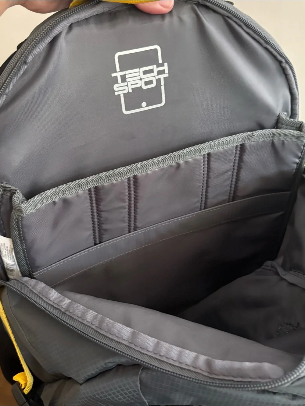 HIGH SIERRA Backpack Black W/ Yellow. School, Hiking, Travel